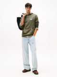 Green Logo Drawstring Hoody  Men