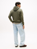 Green Logo Drawstring Hoody  Men