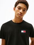 Μαύρο T-Shirt Σε Slim Γραμμή Με Λογότυπο  Άνδρες