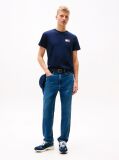Μπλε T-Shirt Σε Slim Γραμμή Με Λογότυπο  Άνδρες