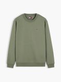 Green Regular Sweatshirt Flag Crew Neck  Men