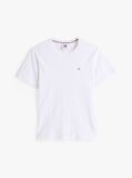 White Regular Logo Embroidery T-Shirt  Men
