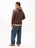 Brown Regular Logo Hoody  Men