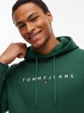 Green Regular Logo Hoody  Men