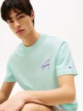 Green Back Logo Graphic Relaxed T-Shirt  Men
