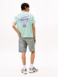 Green Back Logo Graphic Relaxed T-Shirt  Men