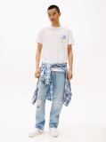 Beige Paisley Back Logo T-Shirt  Men