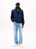 Blue Signature Colour-Blocked Collar Jacket  Men