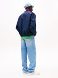 Blue Signature Colour-Blocked Collar Jacket  Men