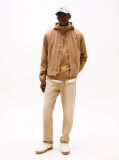 Brown Canvas Zip-Thru Gilet  Men