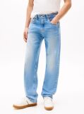Denim Crest Embroidery Loose Jeans  Men