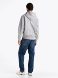 Grey Mélange Relaxed Hoody  Men