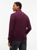 Purple Tommy Flag Lightweight Slim Quarter-Zip Jumper  Men