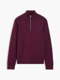 Purple Tommy Flag Lightweight Slim Quarter-Zip Jumper  Men