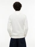 White Tommy Flag Lightweight Slim Quarter-Zip Jumper  Men