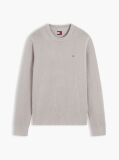Brown Crew Neck Slim Jumper  Men