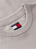 Brown Crew Neck Slim Jumper  Men