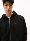 Black Relaxed Flag Zip-Thru Hoody  Men