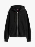 Black Relaxed Flag Zip-Thru Hoody  Men