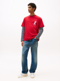 Red Back Logo Graphic Relaxed T-Shirt  Men