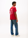 Red Back Logo Graphic Relaxed T-Shirt  Men