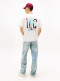 White Back Graphic Relaxed T-Shirt  Men