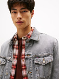 Denim Ryan Back Logo Denim Trucker Jacket  Men