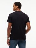 Μαύρο Jersey T-Shirt Με Κλασική Λαιμόκοψη Και Λογότυπο  Άνδρες