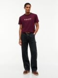 Μωβ Jersey T-Shirt Με Κλασική Λαιμόκοψη Και Λογότυπο  Άνδρες