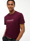 Μωβ Jersey T-Shirt Με Κλασική Λαιμόκοψη Και Λογότυπο  Άνδρες