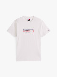 Beige Logo Jersey Crew Neck T-Shirt  Men