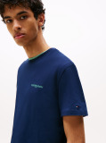 Blue Back Graphic Crew Neck T-Shirt  Men