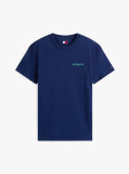Blue Back Graphic Crew Neck T-Shirt  Men