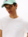 White Back Graphic Crew Neck T-Shirt  Men