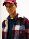 Multi Oversized Καρό Teddy Overshirt Με Γιακά  Άνδρες