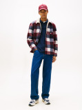Multi Oversized Καρό Teddy Overshirt Με Γιακά  Άνδρες