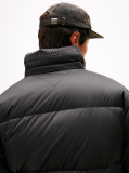 Black Water Repellent Ripstop Alaska Puffer Jacket  Men