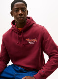 Red Logo Terry Hoody  Men