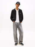 Black Relaxed Zip-Thru Sweatshirt  Men