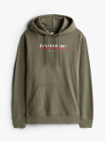 Πράσινο Terry Hoody Με Λογότυπο Και Κορδόνι  Άνδρες