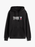 Black Logo Regular Hoody  Men