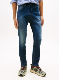 Denim These jeans are made from stretch cotton denim in a slim fit.  Men