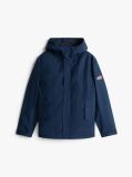 Blue 3-in-1 Padded Chicago Windbreaker  Men