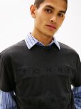 Black Regular Tonal Flag Short-Sleeve T-Shirt  Men