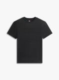 Black Regular Tonal Flag Short-Sleeve T-Shirt  Men