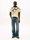 Yellow Signature Back Logo Crew Neck T-Shirt  Men