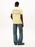 Yellow Signature Back Logo Crew Neck T-Shirt  Men