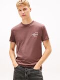 Brown Signature Back Logo Crew Neck T-Shirt  Men