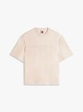 Μπεζ T-Shirt Με Tonal 90s Λογότυπο  Άνδρες