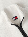 Beige Badge Teddy Relaxed Zip-Thru Sweatshirt  Men